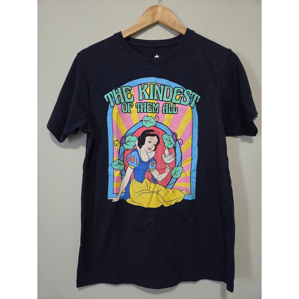 Disney Princess Snow White The Kindest Of Them All Graphic Tee Navy Blue Medium